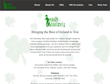 Tablet Screenshot of irishabsolutely.com